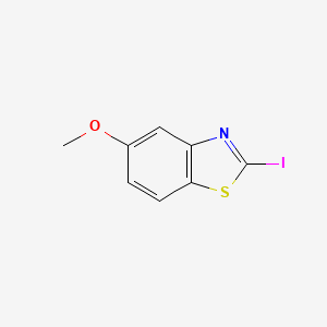 molecular formula C8H6INOS B1342613 2-碘-5-甲氧基苯并[d]噻唑 CAS No. 1175278-06-4