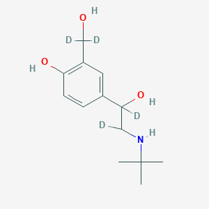 molecular formula C13H21NO3 B13426204 Albuterol-d4 