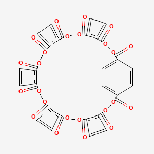 molecular formula C60H48O24 B13426210 Ethylene Terephthalate Cyclic Hexamer 