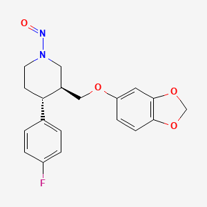 molecular formula C19H19FN2O4 B13426240 N-Nitroso Paroxetine 
