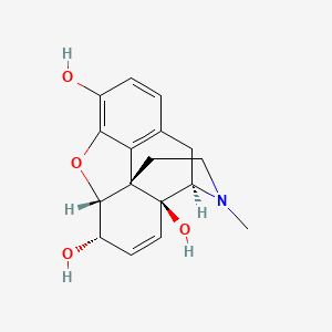 molecular formula C17H19NO4 B13426287 14-Hydroxymorphine CAS No. 3371-56-0