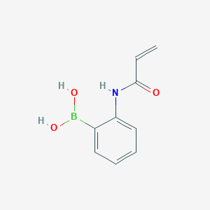 molecular formula C9H10BNO3 B1342632 2-Acrylamidophenylboronic acid CAS No. 758697-66-4
