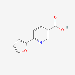molecular formula C10H7NO3 B1342637 6-(Furan-2-yl)nicotinic acid CAS No. 884507-36-2