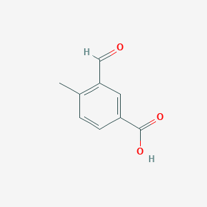 molecular formula C9H8O3 B1342639 3-甲酰-4-甲基苯甲酸 CAS No. 69526-89-2