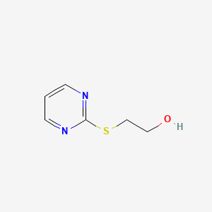 molecular formula C6H8N2OS B1342641 Ethanol, 2-(2-pyrimidinylthio)- 