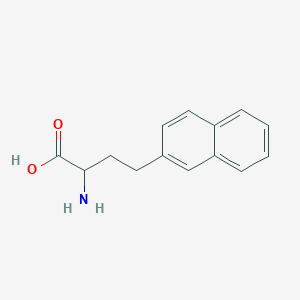 molecular formula C14H15NO2 B1342643 A-Amino-2-naphthalenebutanoic acid 