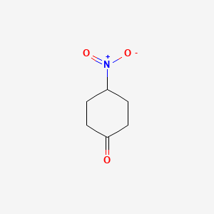 molecular formula C6H9NO3 B13426433 4-Nitrocyclohexan-1-one 