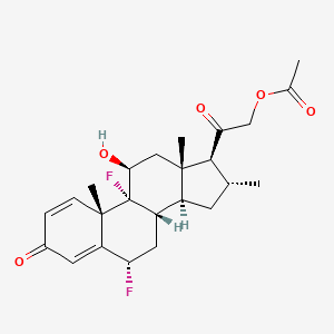 molecular formula C24H30F2O5 B13426440 Difluocortolone 21-Acetate CAS No. 2541-37-9