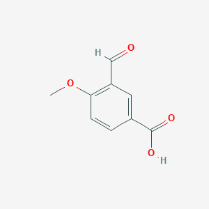 molecular formula C9H8O4 B1342646 3-甲酰-4-甲氧基苯甲酸 CAS No. 91420-99-4