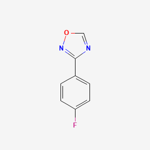 molecular formula C8H5FN2O B1342648 3-(4-Fluorophenyl)-1,2,4-oxadiazole CAS No. 887763-94-2