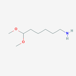 B1342658 6,6-Dimethoxyhexan-1-amine CAS No. 62839-31-0