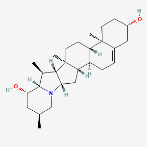 molecular formula C27H43NO2 B13426627 Leptinidine CAS No. 24884-17-1