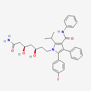 molecular formula C33H36FN3O4 B13426712 (3R,5R)-Atorvastatin Amide 
