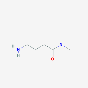 molecular formula C6H14N2O B1342677 4-氨基-N,N-二甲基丁酰胺 CAS No. 87639-91-6