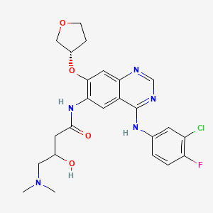 molecular formula C24H27ClFN5O4 B13426776 Afatinib Impurity AFT-8 