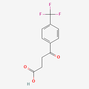 molecular formula C11H9F3O3 B1342678 4-氧代-4-(4-三氟甲苯基)丁酸 CAS No. 58457-56-0