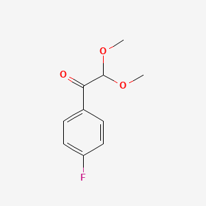 molecular formula C10H11FO3 B13426790 4'-Fluoro-2,2-dimethoxyacetophenone CAS No. 21983-80-2