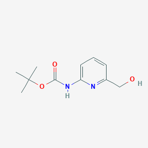 molecular formula C11H16N2O3 B1342683 Tert-butyl (6-(hydroxymethyl)pyridin-2-yl)carbamate CAS No. 203321-83-9