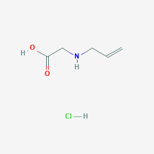 molecular formula C5H10ClNO2 B1342687 2-(Allylamino)acetic acid hydrochloride CAS No. 3182-78-3