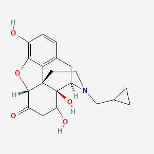 molecular formula C20H23NO5 B13426876 8-Hydroxy Naltrexone 