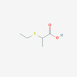 molecular formula C5H10O2S B1342693 2-(乙硫基)丙酸 CAS No. 20461-87-4