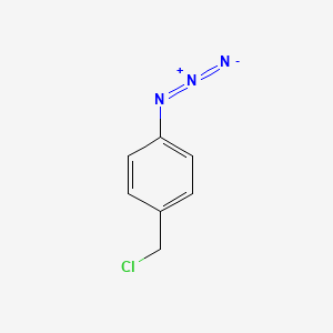 molecular formula C7H6ClN3 B13426955 1-Azido-4-(chloromethyl)benzene 