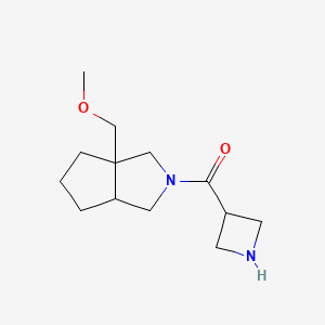 molecular formula C13H22N2O2 B13427006 azetidin-3-yl(3a-(methoxymethyl)hexahydrocyclopenta[c]pyrrol-2(1H)-yl)methanone 