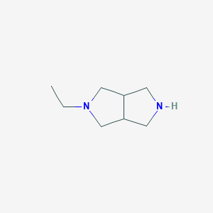 molecular formula C8H16N2 B1342701 2-乙基八氢吡咯并[3,4-c]吡咯 CAS No. 869188-25-0