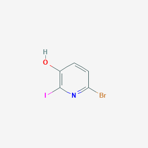 molecular formula C5H3BrINO B1342712 6-溴-2-碘吡啶-3-醇 CAS No. 188057-35-4