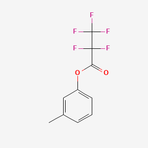 molecular formula C10H7F5O2 B13427166 3-Methylphenyl pentafluoropropanoate CAS No. 24271-51-0