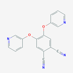 molecular formula C18H10N4O2 B134272 4,5-Di(3-pyridinyloxy)phthalonitrile CAS No. 147699-68-1