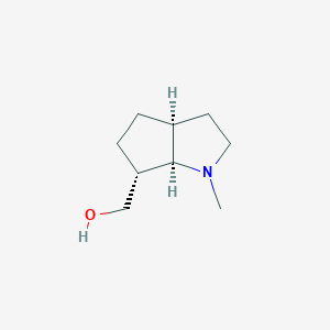 Cyclopenta[b]pyrrole-6-methanol, octahydro-1-methyl-, [3aS-(3a-alpha-,6-alpha-,6a-alpha-)]-(9CI)