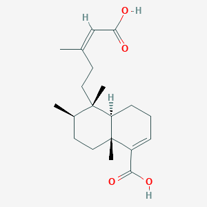 molecular formula C20H30O4 B134277 Glutinic acid(diterpene) CAS No. 146985-82-2