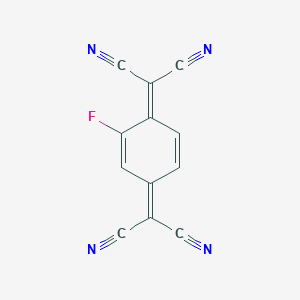 molecular formula C12H3FN4 B1342791 2-Fluoro-7,7,8,8-tetracyanoquinodimethane CAS No. 69857-37-0