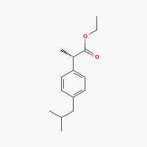 molecular formula C15H22O2 B13427977 Dexibuprofen Ethyl Ester CAS No. 272458-63-6