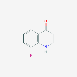molecular formula C9H8FNO B1342802 8-Fluoro-2,3-dihydroquinolin-4-one CAS No. 38470-28-9