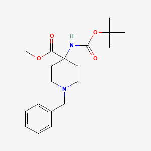 Methyl 1-Benzyl-4-(Boc-amino)piperidine-4-carboxylate