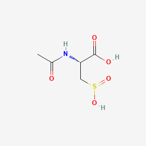 molecular formula C5H9NO5S B13428099 (2R)-2-acetamido-3-sulfinopropanoic acid 