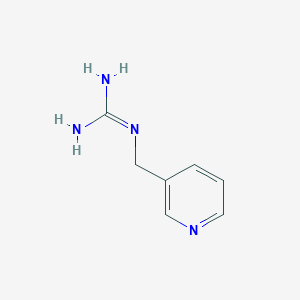 molecular formula C7H10N4 B1342816 N-(Pyridin-3-ylmethyl)guanidine CAS No. 72357-67-6