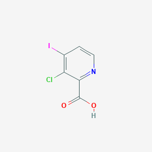 molecular formula C6H3ClINO2 B13428161 3-Chloro-4-iodopicolinic acid 