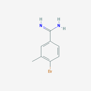 molecular formula C8H9BrN2 B1342824 4-Bromo-3-methylbenzimidamide CAS No. 202805-69-4