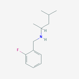 [(2-Fluorophenyl)methyl](4-methylpentan-2-yl)amine