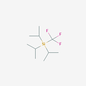 molecular formula C10H21F3Si B13428391 Triisopropylsilyltrifluoromethane 