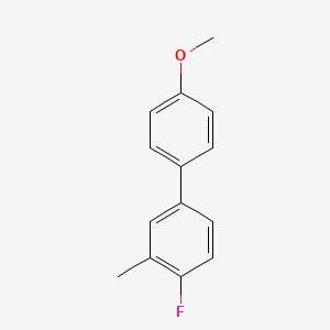 1-Fluoro-4-(4-methoxyphenyl)-2-methylbenzene