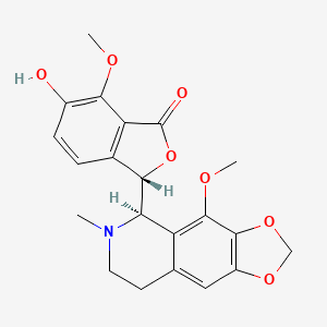 molecular formula C21H21NO7 B13428460 6'-Desmethoxy-6'-hydroxy Noscapine 