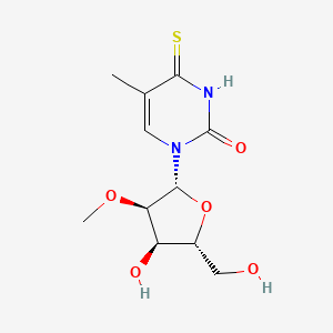 molecular formula C11H16N2O5S B13428464 s4Thy-Ribf2Me 