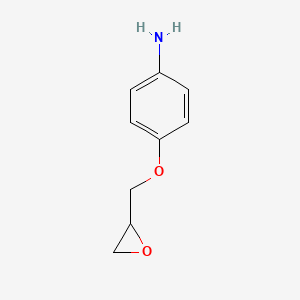 molecular formula C9H11NO2 B1342887 4-(Oxiran-2-ylmethoxy)aniline CAS No. 17558-76-8