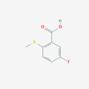 molecular formula C8H7FO2S B1342892 5-Fluoro-2-(methylthio)benzoic acid CAS No. 1256727-01-1