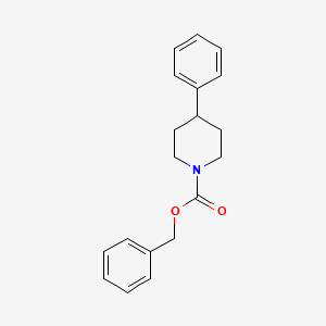 molecular formula C19H21NO2 B1342901 Benzyl 4-phenylpiperidine-1-carboxylate CAS No. 733810-73-6