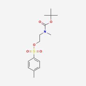 molecular formula C15H23NO5S B1342902 2-(tert-Butoxycarbonyl(methyl)amino)-ethyl 4-methylbenzenesulfonate CAS No. 193475-82-0